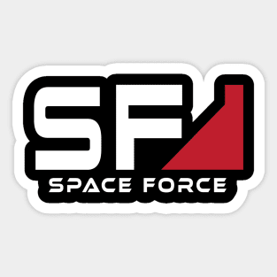 Space Force gaming T-shirt Sticker